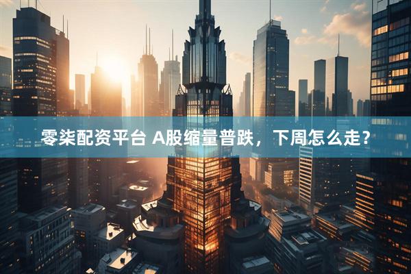 零柒配资平台 A股缩量普跌，下周怎么走？